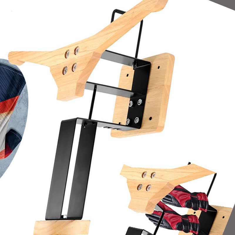 Wood Motorcycle Helmet Holder  - đánh giá và giá Motorcycle Gear Wall Mount