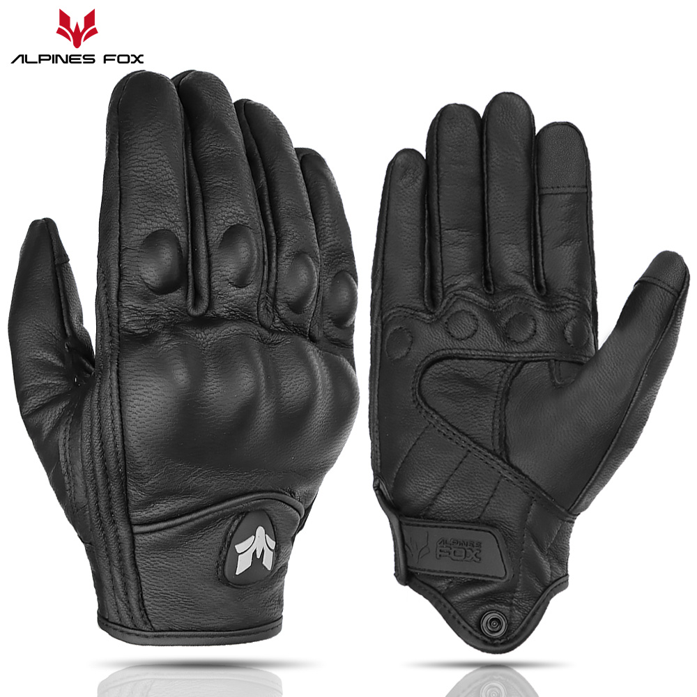 Retro Motorcycle Leather Glove - đánh giá và giá Motorcycle Gear Fox