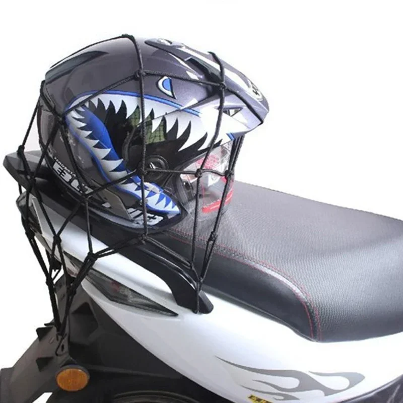 Motorcycle Cargo Net 30x30cm 4 - đánh giá và giá Motorcycle Gear Wall Mount