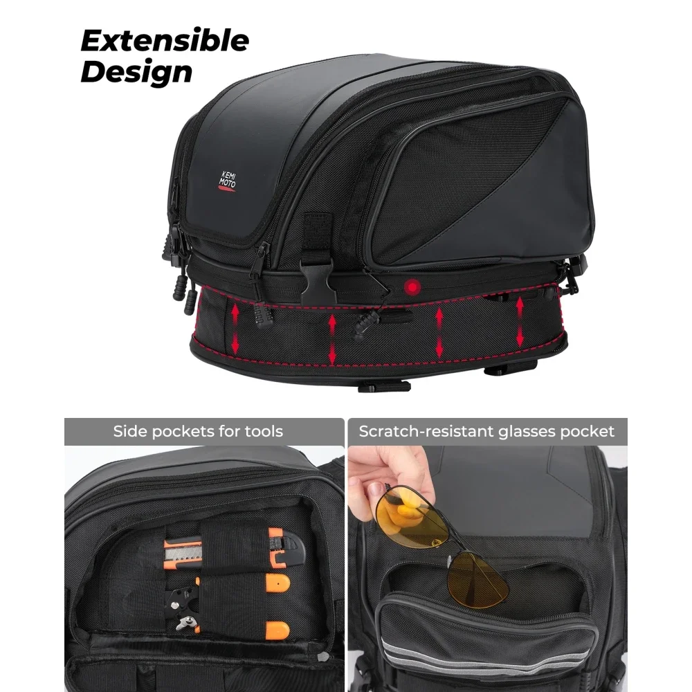 Motorcycle Tail Bags 18-22L Ex - đánh giá và giá Motorcycle Gear Warehouse