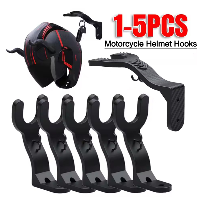 1-5pcs Motorcycle Helmet Hook  - đánh giá và giá Motorcycle Gear Wall Mount