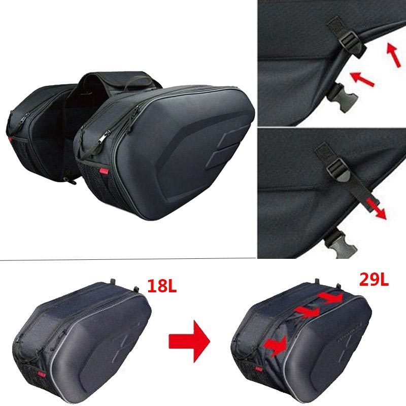 Black 36-58L Motorcycle Saddle - đánh giá và giá Motorcycle Gear Warehouse