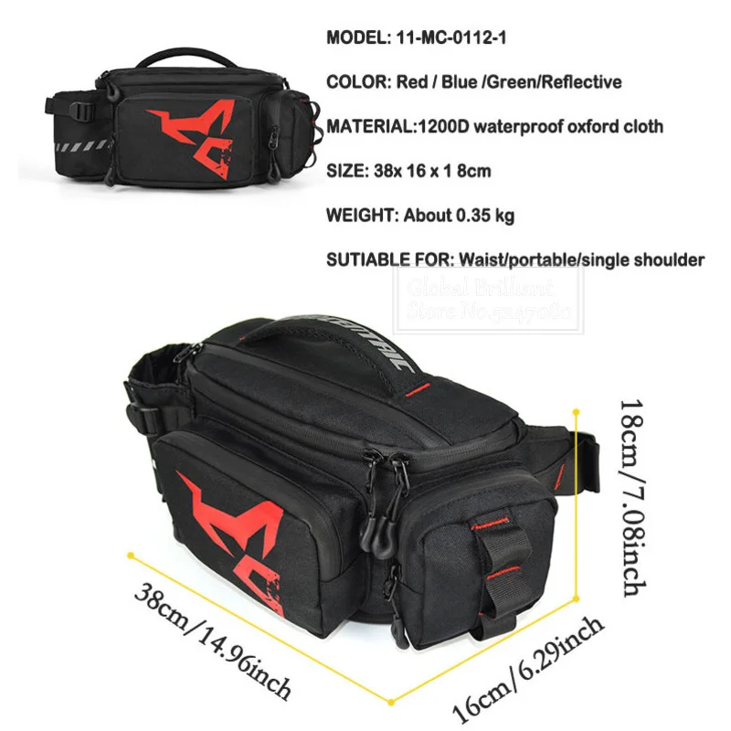Waterproof Motorcycle Bag Mult - đánh giá và giá Motorcycle Gear Warehouse