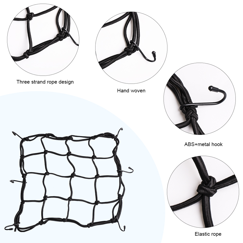 Heavy-Duty 6 Hooks Elastic Bun - đánh giá và giá Motorcycle Gear Wall Mount